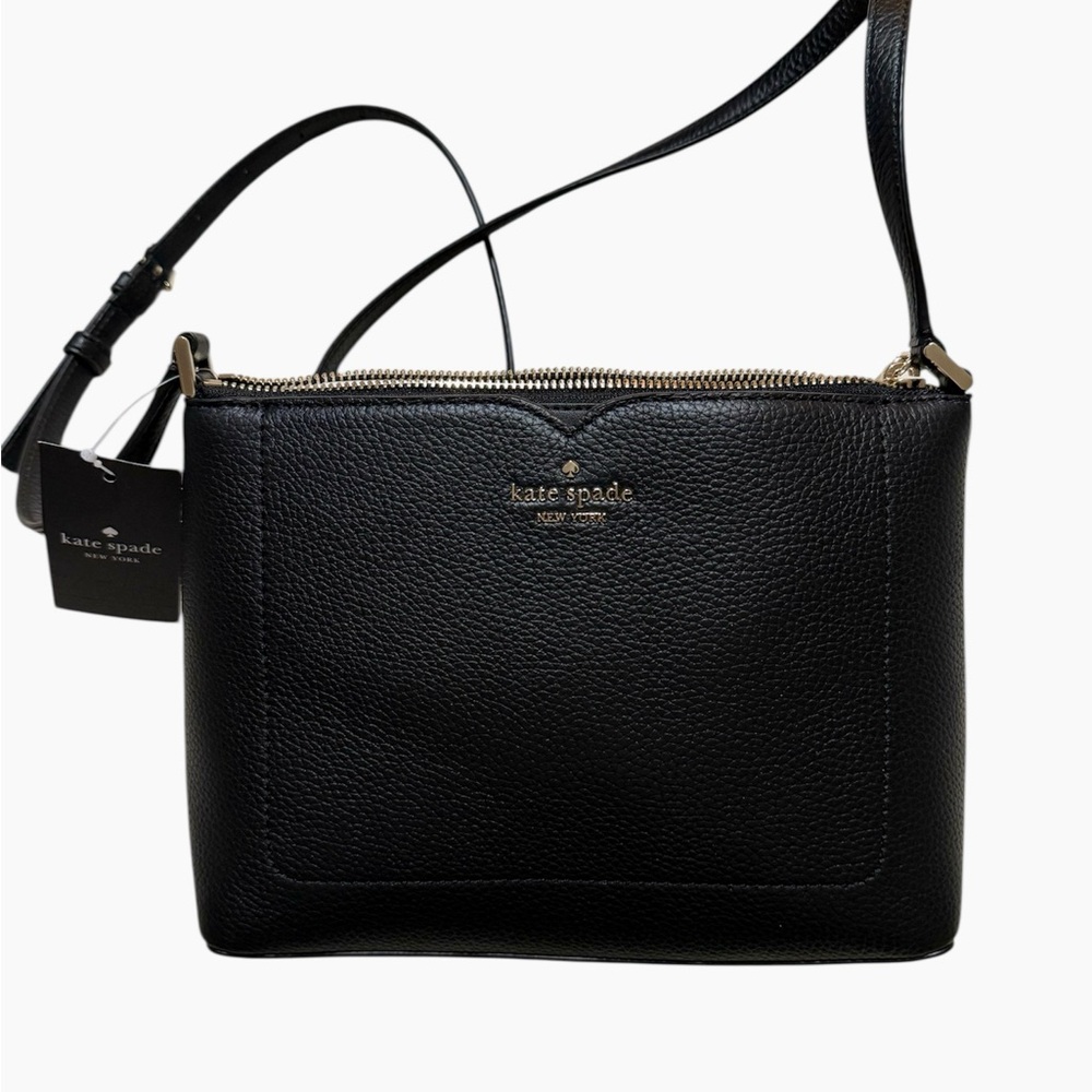 Kate Spade Black Harlow Crossbody Bag with Adjustable Strap